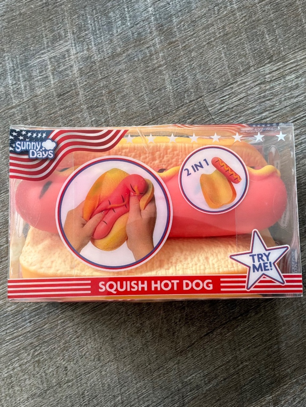 Sunny Days Hot Dog Squishy